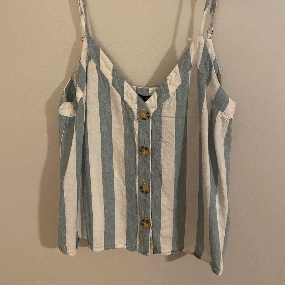 Abercrombie linen tank